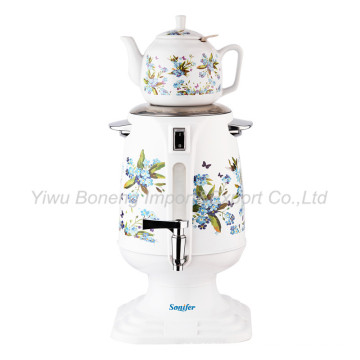 Sf-3316Turkish Samovar, Electric Kettle, Iranian, Russian Samovar with Ceramic Teapot